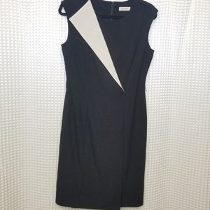 Black and white Calvin Klein dress
